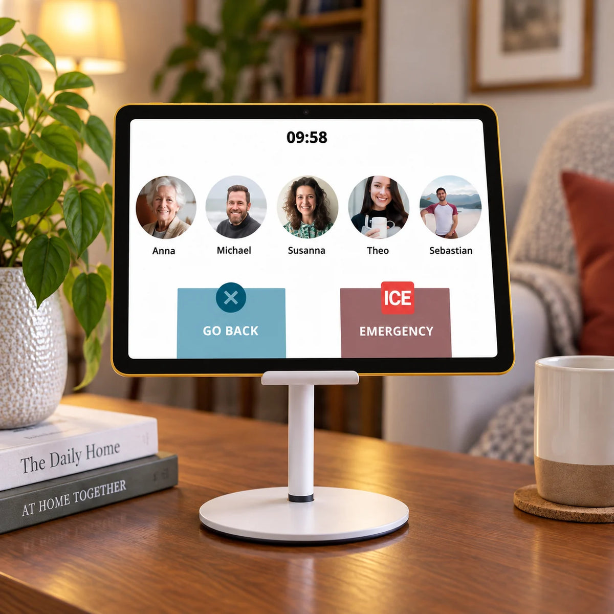 Heedy family profile screen
